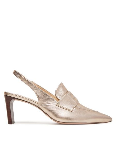 HÖGL Półbuty Gwen 9-106821 Złoty. Żółte półbuty damskie HÖGL, bez wzorów, ze skóry, bez obcasa, na obcasie, bez zapięcia. Za 499.99 zł.