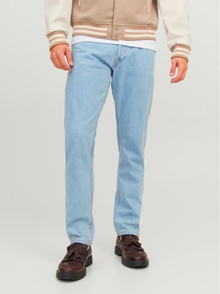 Jack & Jones Jeansy Chris 12250231 Niebieski Loose Fit. Niebieskie jeansy męskie Jack & Jones, z bawełny. Za 149.99 zł.