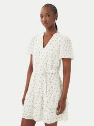 Vero Moda Sukienka codzienna Trine 10342726 Biały Regular Fit. Białe sukienki damskie Vero Moda, na co dzień, l, bez wzorów, z bawełny, bez kołnierzyka, bez ramiączek, proste. Za 179.99 zł.