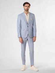 Finshley & Harding London garnitur Mężczyźni Slim Fit niebieski, 94. Niebieskie garnitury męskie Finshley & Harding London, m, bez wzorów, eleganckie. Za 549.95 zł.