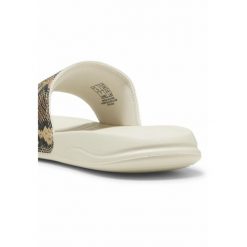 Damskie klapki Popcat 20 Snake Chic PUMA Alpine Snow Gold White. Białe klapki damskie Puma, bez wzorów, sportowe, bez obcasa, bez zapięcia. Za 93.99 zł.
