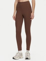 Reebok Legginsy RK25975CCW Brązowy Slim Fit. Brązowe legginsy damskie Reebok, bez wzorów, z syntetyku. Za 189.99 zł.