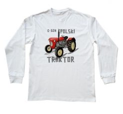 Ursus C-328 — bluzka z długim rękawem (Rozmiar: 12 - 14 lat; Kolor koszulki: biały; Rodzaj nadruku: Ursus C-328). Białe bluzki damskie nikiniki, m, bez wzorów, z bawełny, eleganckie, bez kołnierzyka, bez ramiączek. Za 79.00 zł.