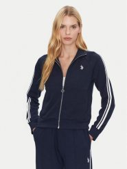 U.S. Polo Assn. Bluza WUP1038 Granatowy Regular Fit. Niebieskie bluzy damskie U.S. Polo Assn., s, bez wzorów, z syntetyku, bez ramiączek, bez kaptura. Za 179.99 zł.