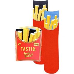 Tastic Unisex Skarpetki Pommes w pudełku prezentowym 36-41. Skarpetki damskie SUMMERTASTIC, bez wzorów. Za 138.99 zł.