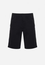 Niebieskie Klasyczne Szorty z Gumką w Pasie Ściągane Troczkiem od Środka Piofina. Niebieskie szorty męskie Born2be, bez wzorów, eleganckie. Za 29.99 zł.
