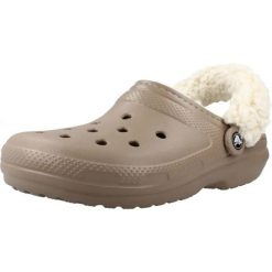 Buty CROCS 211396C CLASSIC FLEECE LINED Brązowy. Brązowe obuwie trekkingowe damskie Crocs, z syntetyku, bez zapięcia. Za 286.99 zł.