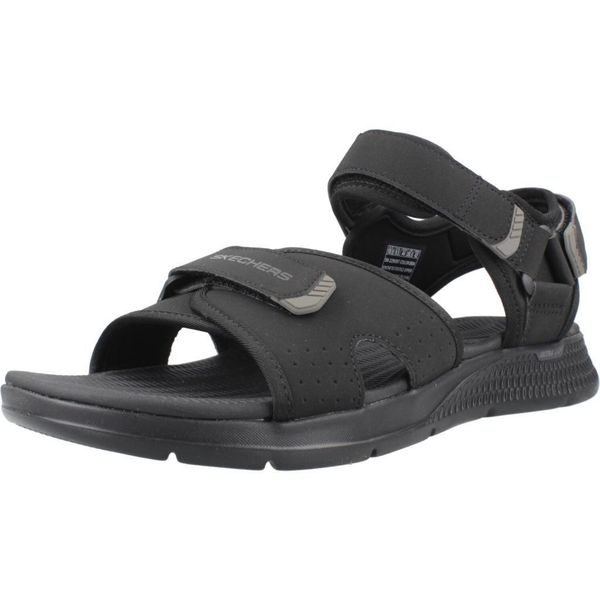 Sandały SKECHERS GO CONSISTENT SANDAL Czarny. Czarne sandały męskie Skechers, bez wzorów, z materiału, bez zapięcia. Za 219.99 zł.