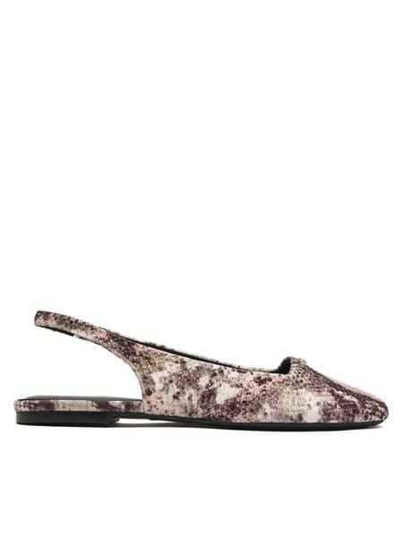 DKNY Baleriny Darrow Logo K1665915 Beżowy. Brązowe balerinki damskie DKNY, bez wzorów, ze skóry, bez obcasa, bez zapięcia. Za 529.99 zł.