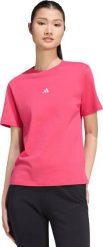 Adidas Koszulka damska adidas Essentials Small Logo różowa KF8395 M. Czerwone bluzki damskie Adidas, m, bez wzorów, bez kołnierzyka, bez ramiączek. Za 117.71 zł.