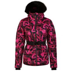 Kurtka Narciarska Damska Crevasse. Czerwone kurtki sportowe damskie Dare 2B, na zimę, s, bez wzorów, bez ramiączek, bez kaptura, narciarskie. Za 433.99 zł.