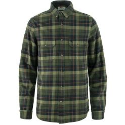 Fjall Raven Singi Ciężka Flanelowa Koszula M Dorośli. Zielone koszule męskie Fjällräven, l, bez wzorów, z bawełny, casualowe, bez kołnierzyka, bez ramiączek. Za 592.99 zł.