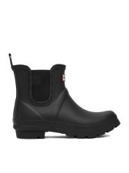 Hunter Kalosze CWB-HFW-001 Czarny. Czarne kalosze damskie Hunter, bez wzorów, z kauczuku, bez zapięcia. Za 219.99 zł.