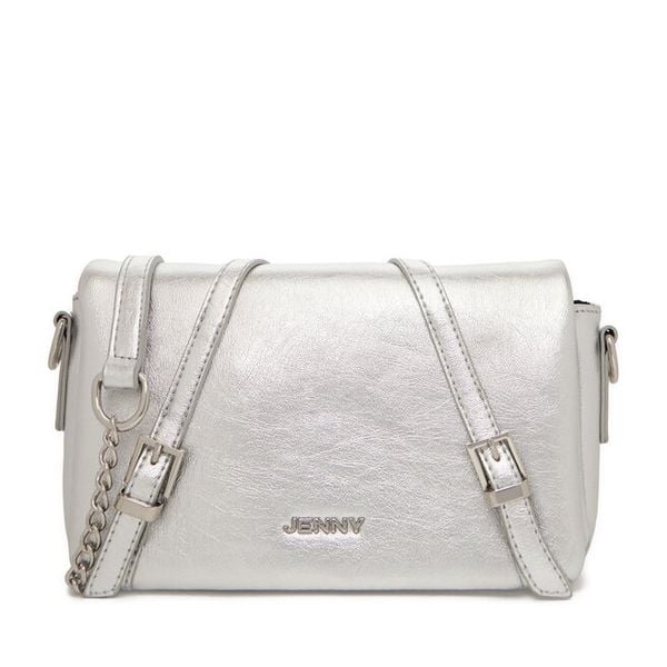 Torebka JENNY. Szare listonoszki damskie Jenny, bez wzorów, bez dodatków. Za 119.99 zł.