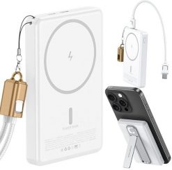 Powerbank Verk Powerbank szybkie ładowanie bezprzewodowe 5000 mah usb-c lightning 20w. Powerbanki Verk. Za 83.18 zł.