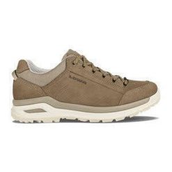 Buty trekkingowe damskie Lowa Ascona Lo Gtx. Brązowe obuwie trekkingowe damskie Lowa, z materiału, bez zapięcia. Za 851.00 zł.