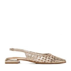 Baleriny MEXX. Żółte balerinki damskie Mexx, bez wzorów, bez obcasa, bez zapięcia. Za 329.99 zł.