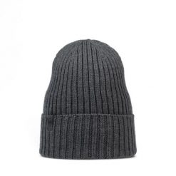 Czapka zimowa z wełny merino Norval. Szare czapki męskie Buff, na zimę, bez wzorów, z wełny. Za 209.99 zł.