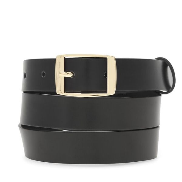 Pasek Damski Lasocki. Czarne paski damskie Lasocki, bez wzorów. Za 79.99 zł.