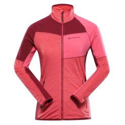 Damska bluza trekkingowa szybkoschnąca Alpine Pro Onneca 2. Czerwone bluzy damskie Alpine Pro, bez wzorów, bez ramiączek, bez kaptura. W wyprzedaży za 209.00 zł.