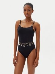 Guess Strój kąpielowy E5GJ26 KC692 Czarny. Czarne stroje kąpielowe damskie Guess, s, z aplikacjami, z syntetyku. Za 339.99 zł.