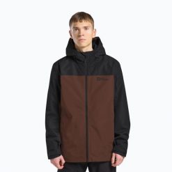 Kurtka 3w1 męska Jack Wolfskin Taubenberg 3In1. Brązowe kurtki męskie Jack Wolfskin, m, bez wzorów, sportowe, bez kaptura. Za 679.99 zł.