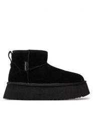 Steve Madden Śniegowce Campfire SM11002737 Czarny. Czarne śniegowce damskie Steve Madden, ze skóry, bez zapięcia. Za 559.99 zł.