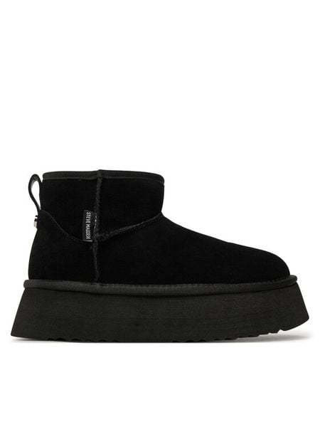 Steve Madden Śniegowce Campfire SM11002737 Czarny. Czarne śniegowce damskie Steve Madden, ze skóry, bez zapięcia. Za 479.99 zł.