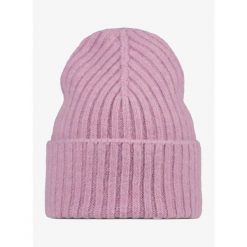 Czapka zimowa Buff Nilah - camelia. Czerwone czapki damskie Buff, na zimę, bez wzorów. Za 199.90 zł.