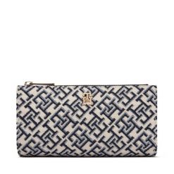 Portfel Tommy Hilfiger. Niebieskie portfele damskie Tommy Hilfiger. Za 289.99 zł.
