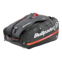 Torba na Padel Bullpadel. Czarne torby sportowe męskie bullpadel, bez wzorów, z materiału, z nadrukiem. Za 310.80 zł.