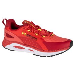Buty sportowe Sneakersy męskie, Under Armour Hovr Infinite Summit 2. Czerwone buty sportowe męskie Under Armour, bez wzorów, z materiału, bez zapięcia, trekkingowe. Za 349.99 zł.