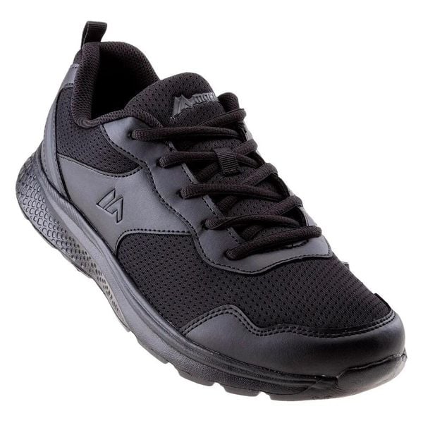 Trampki Męskie Derun. Czarne trampki męskie MARTES ESSENTIALS, bez wzorów, z koronki, klasyczne, bez zapięcia. Za 113.99 zł.