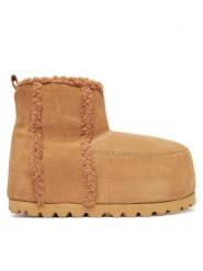 Inuikii Śniegowce Chunky Boot 1002.005.0021 Beżowy. Brązowe śniegowce damskie Inuikii, ze skóry, bez zapięcia. Za 1,449.00 zł.