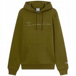 Bluza Męska Z Kapturem Champion Sportowa Treningowa Bawełniana Hoodie XXL. Zielone bluzy sportowe męskie Champion, m, bez wzorów, z bawełny, z kapturem. Za 208.00 zł.