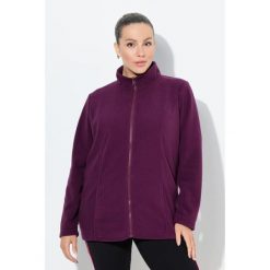 Damskie Bluza polarowa system modułowy do wpinania z recyklingu. Czerwone bluzy damskie Ulla Popken, plus size, bez wzorów, z materiału, bez ramiączek, bez kaptura. Za 199.99 zł.