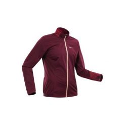 Bluza narciarska XC S 500 damska. Fioletowe bluzy damskie INOVIK, s, bez wzorów, z elastanu, bez ramiączek, bez kaptura. Za 219.99 zł.