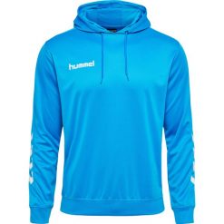 Bluza do piłki ręcznej męska Hummel hml PROMO Poly z kapturem. Niebieskie bluzy męskie Hummel, m, bez wzorów, sportowe, bez ramiączek, z kapturem. Za 152.50 zł.