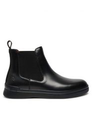 Liu Jo Sztyblety 7G4003 PX241 Czarny. Czarne botki męskie Liu Jo, bez wzorów, ze skóry, bez obcasa, bez zapięcia. Za 399.99 zł.