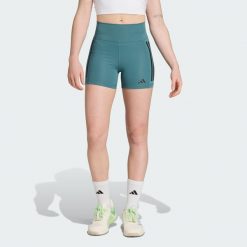 Legginsy Optimé 3-Stripes 1/4 Short. Czarne legginsy sportowe damskie Adidas, l, bez wzorów, z elastanu, z podwyższonym stanem, długie, na fitness i siłownię, climacool (adidas). Za 199.00 zł.