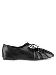 Gino Rossi Baleriny ELIS-116639 Czarny. Czarne balerinki damskie Gino Rossi, bez wzorów, ze skóry, bez obcasa, bez zapięcia. Za 299.99 zł.