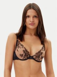 Hunkemöller Biustonosz z fiszbiną Anouk 300950 Czarny. Czarne biustonosze Hunkemöller, bez wzorów, z syntetyku. Za 119.99 zł.