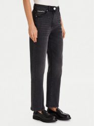 Morgan Jeansy 252-PNICE Czarny Wide Leg. Czarne jeansy damskie Morgan, bez wzorów, z bawełny. Za 359.99 zł.