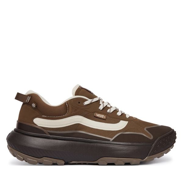 Trekkingi Vans. Brązowe buty zimowe męskie Vans, bez wzorów, bez obcasa, bez zapięcia. Za 599.99 zł.