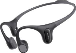 Słuchawki Mojawa Run Plus IP68 - wodoszczelne bezprzewodowe słuchawki z przewodzeniem kostnym (black). Czarne słuchawki bezprzewodowe NoName. Za 678.00 zł.