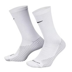 Skarpety Unisex Dla Dorosłych Strike Crew. Białe skarpetki damskie Nike, bez wzorów. Za 68.99 zł.