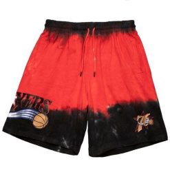 Szorty Philadelphia 76ers NBA Tie-dye Terry. Szorty damskie Mitchell & Ness, bez wzorów. Za 397.50 zł.