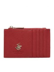 Beverly Hills Polo Club Etui na karty kredytowe CWBEO-BHPC-W1-003-AW26 Czerwony. Czerwone portfele damskie Beverly Hills Polo Club, ze skóry. Za 59.99 zł.