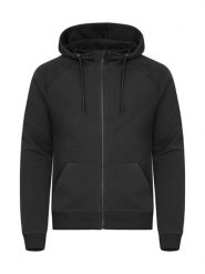 Clique Miami PRO Hoody Full Zip bluza z kapturem na zamek – Black. Czarne bluzy damskie CLIQUE, m, bez wzorów, z bawełny, bez ramiączek, z kapturem. Za 216.90 zł.