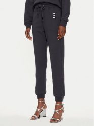 Pinko Spodnie dresowe Felpa 100371 A23C Granatowy Regular Fit. Niebieskie spodnie dresowe damskie Pinko, bez wzorów, z bawełny. Za 499.99 zł.